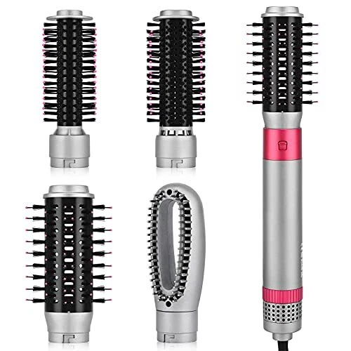 Hair Dryer Brush Upgraded Detachable Hot Air Brush Set with 4