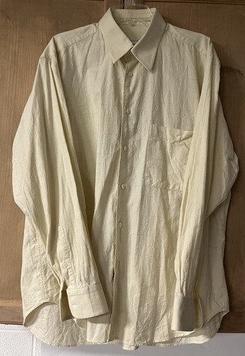Brioni For Neimen Marcus Tailored In Italy LS Button Up XLYellow/Gray Plaid