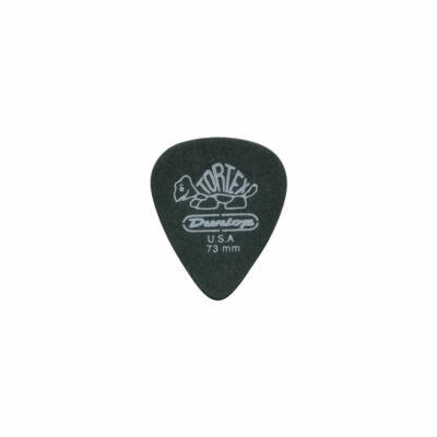 DUNLOP Tortex Pitch Black Standardp 12 Stück schwarz 0,73