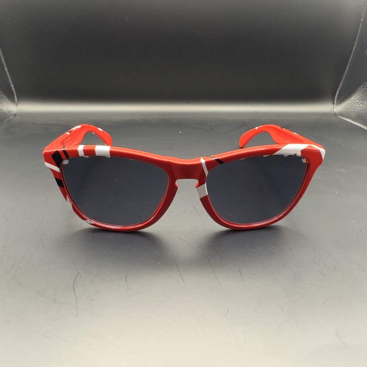 Oakley Prototype VanHalen Frogskin Red/White/Black w/Vented Black