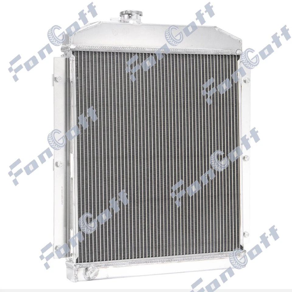 3-Row Radiator+Shroud Fan For 1947-54 49 53 Chevy 3100 3600 3700 3800 3900 4.3L Foto 3 de 4