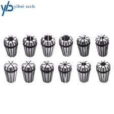 ER16 Spring Collet Set For CNC Milling Lathe Tool Engraving Machine 12Pcs