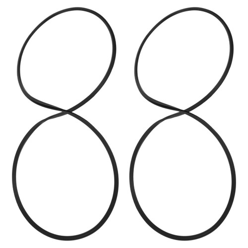 2pcs Salon Chair Rubber Base Ring Gasket NonSlip Floor Protection Ring