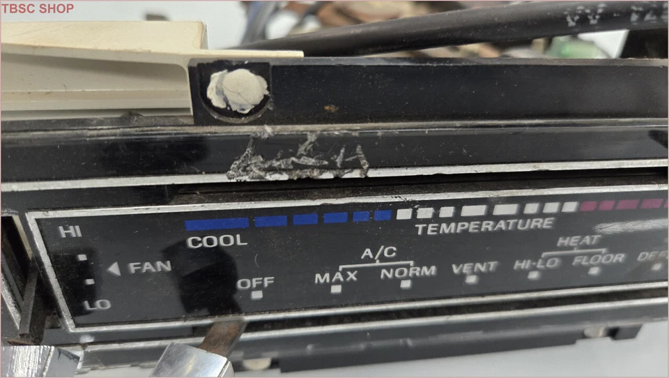 1979年至1986年福特雷鸟交流加热器气候控制温度单元带后部 — 第 4/4 张图片