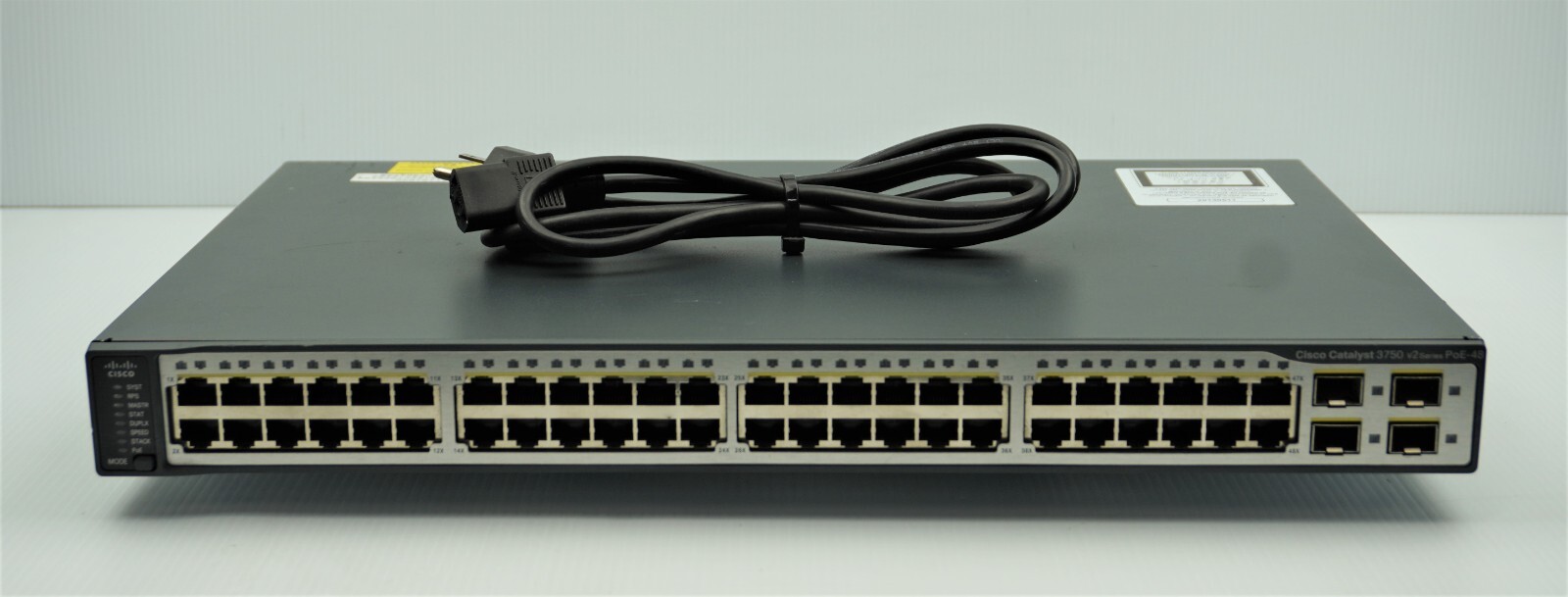 Cisco | WS-C3750V2-48PS-S | 48 10/100 POE + SFP Managed Switch