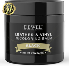 Leather Recoloring Balm Black Restorer Scratch Remover for Furniture Car Seats