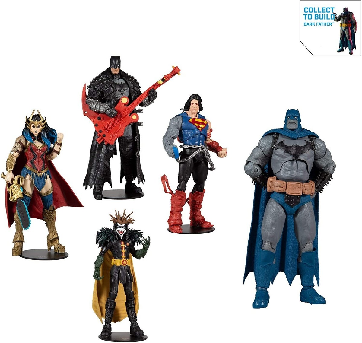 McFarlane DC Build A 7In Figure Wave 4 set Death Metal Batman