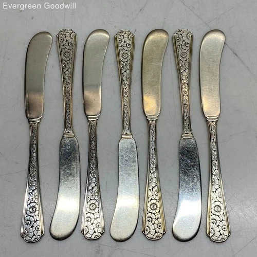 (F) Towle Old Brocade Sterling Silver Butter Knives 190 Grams