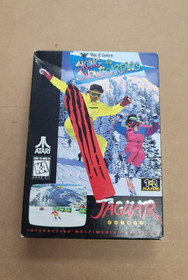 Val d'Isere Skiing and Snowboarding Atari Jaguar Complete Box CIB Near Mint Reg