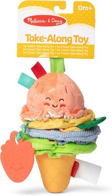 Melissa & Doug Infant Toy Clip On Ice Cream Vibration
