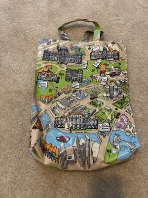 Vintage National Heritage Board Map of Singapore Museums hand carry tote bag