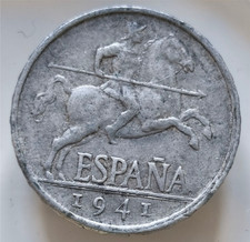 Spain 1941 10 C&Eacute;NTIMOS &ndash; Franco &ndash;