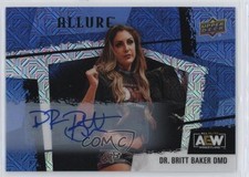 2022 Upper Deck Allure AEW Horizontal Blue Line 22/35 Dr Britt Baker Auto 1e5m