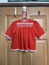 18 Month Vintage Girls Dress. Smocked JC Penny Toddletime. USA Made.