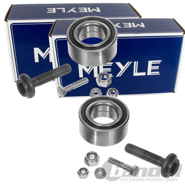 2X Meyle RADLAGER-SATZ Vorne Beidseitig Passend FÜR Audi 80 90 Cabriolet Coupe-image