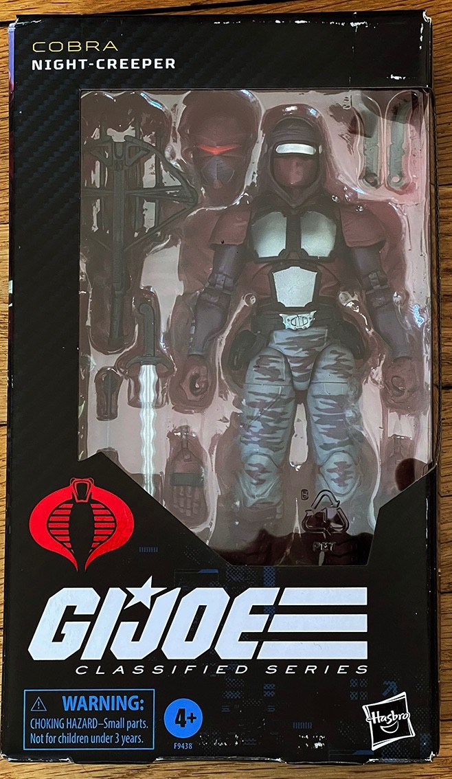 Figurine G.I. Joe Cobra Night-Creeper Hasbro 121 ninja de collection