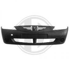 Diederichs Stoßstange vorne schwarz ohne Nebel für Dacia Logan Baujahr 2004-200