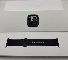 Image of Apple Watch Series 10 42 Mm Jet Black Sport Band S/M GPS