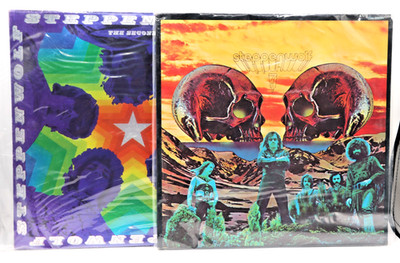 Vintage Steppenwolf Vinyl Record LP lot The Second (DS-50037) & 7 (DSX 50090)