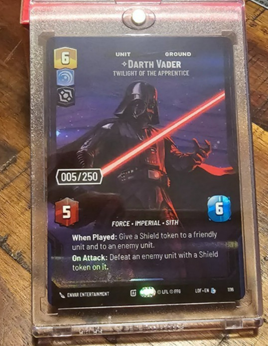 Star Wars Unlimited - Serialized - DARTH VADER #005 LEGENDS OF THE FORCE