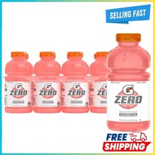 Gatorade Thirst Quencher Zero Sugar Sports Drink, Strawberry Kiwi, 20oz Bottles,