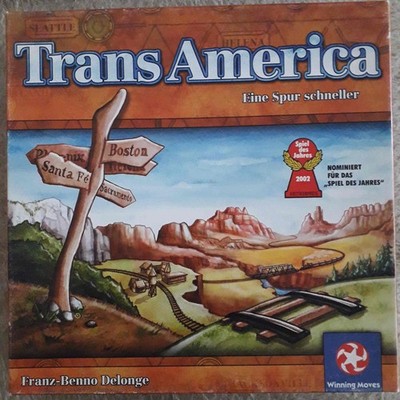 Trans America - Brettspiel von Winning Moves - vollständig - sehr gut erhalten