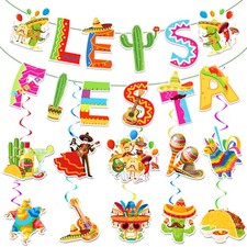 22PS Fiesta Party Decorations for Mexican Party Decorations,Taco Party Decora...