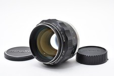 MINT w/ Caps MINOLTA MC ROKKOR-PG 58mm F/1.2 MF Hawk Eye Lens Late From JAPAN