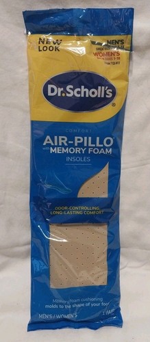 NEW Dr. Scholl's Comfort Insert Double Air-Pillo Insoles Men's 7-13 Women's 5-10 - Picture 1 of 2