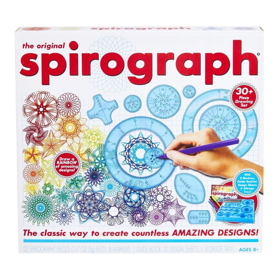 The Original Spirograph 30+ Piece Drawing Set NEW