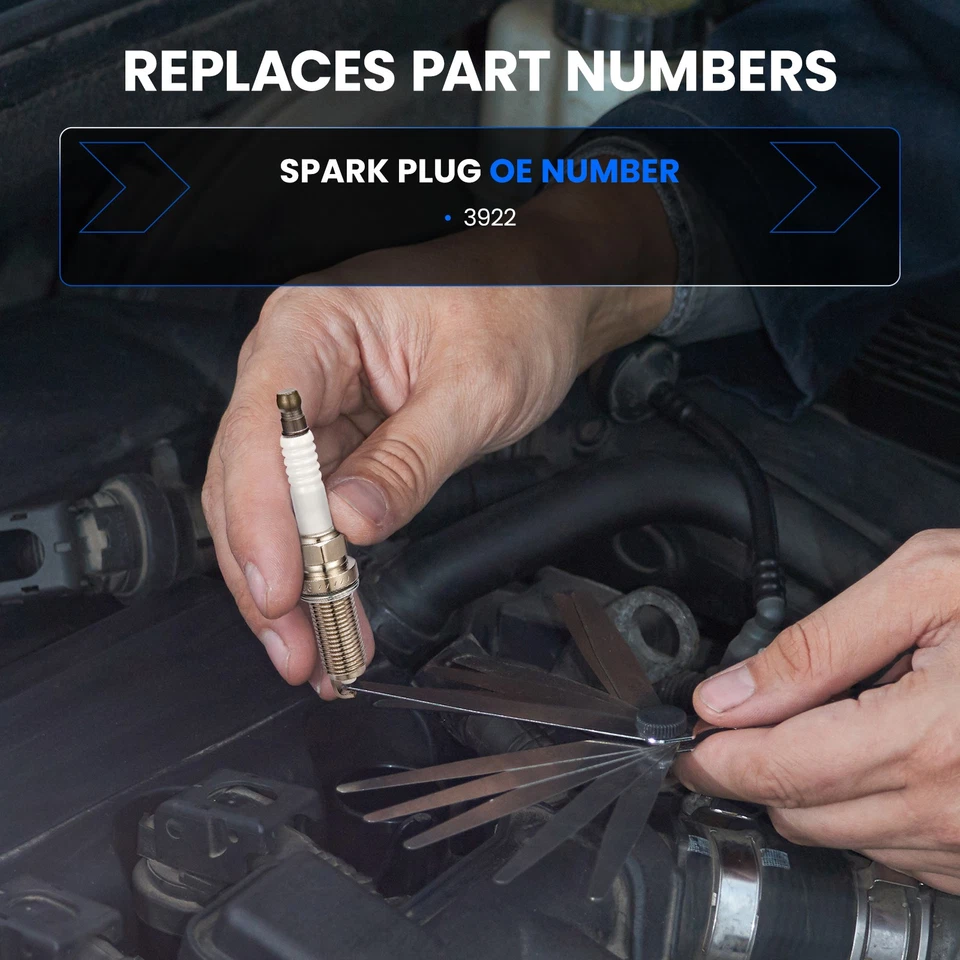 Set Of 4 Ceramic Iridium Spark Plugs Fit For Aston Martin 1953-1957 DB2-4 3922 Foto 3 de 4