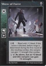 Show of Force VTES CCG 5th Ed