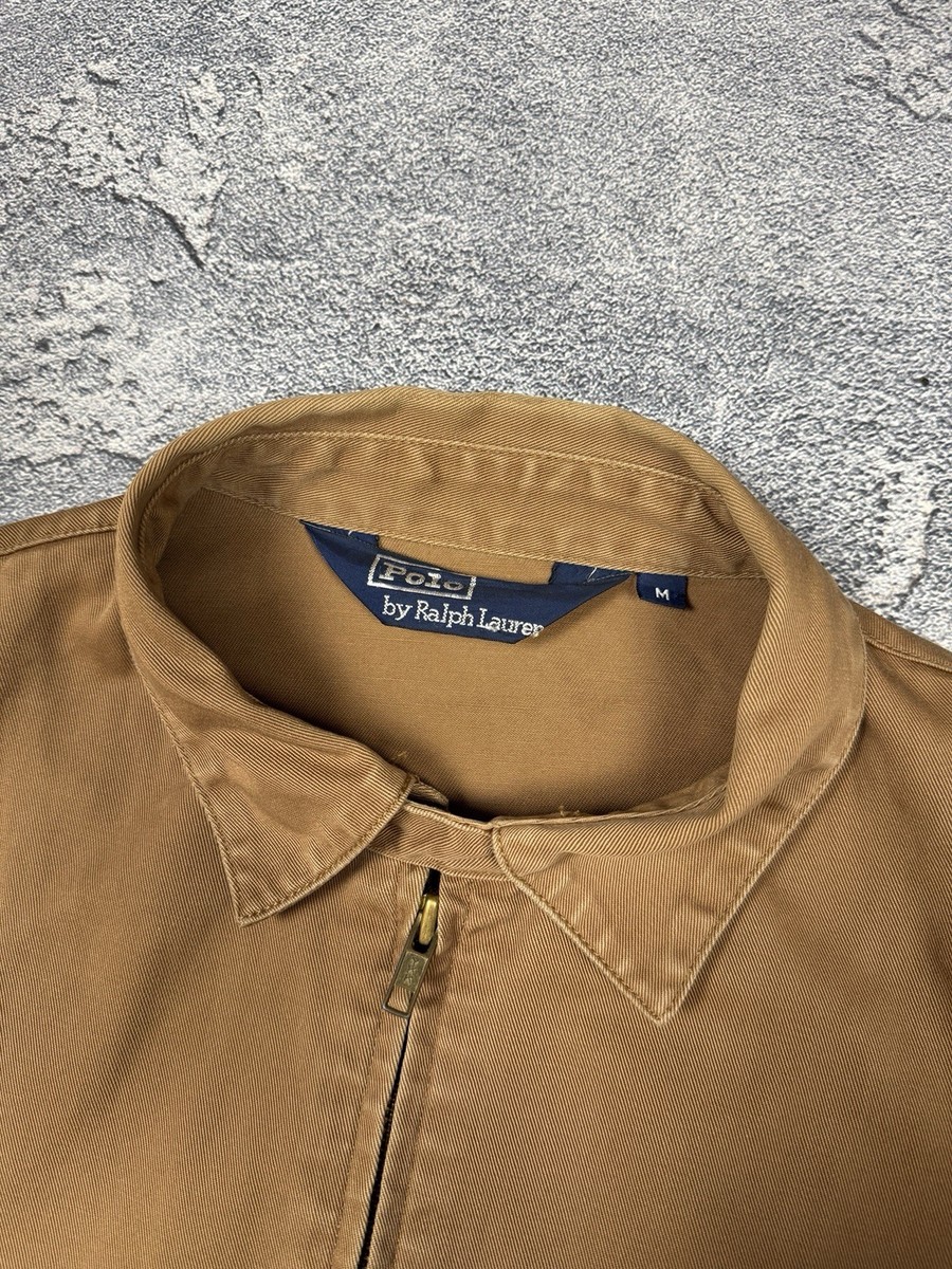 Polo Ralph Lauren Jacket Men's Size Medium Brown Full Zip | eBay