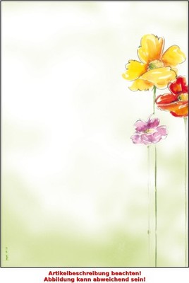 sigel Design-Papier, DIN A4, 90 g/qm, Motiv 'Flowerstyle'