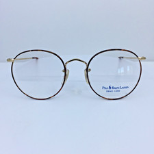 New VINTAGE Polo Ralph Lauren Polo Classic X Eyeglass C.  Tortoise  Gold 51mm