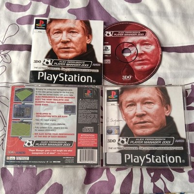 Alex Ferguson's Player Manager 2001 (KOMPLETT) Black Label Sony Playstation 1