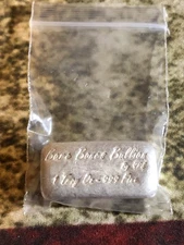 Bare Bones Bullion (YPS) 1 oz .999 Silver Bar Hand Poured
