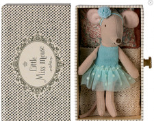 NEW Maileg Dance Mouse in Daybed Little Sister Ballet Mice Ballerina Miniature