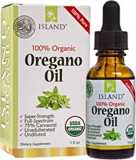 , Oregano Oil Organic Liquid Drops - 100% Pure & Undiluted - USDA-Certified O...