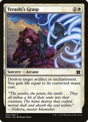 MTG Terashi's Grasp Modern Masters 2015 #37 Common Magic The Gathering