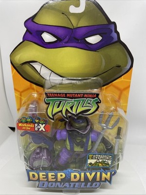 TMNT Deep Divin' Donatello Action Figure Playmates 2004 MOC Minty