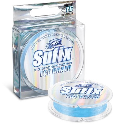 Sufix 664 Performance Ice Braid Glacier Blue Pick 4 6 8 10 20 30Lb 75Yd Line