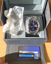 TAG Heuer Carrera Automatic Blue Dial Steel Watch with Box, Papers, Manual