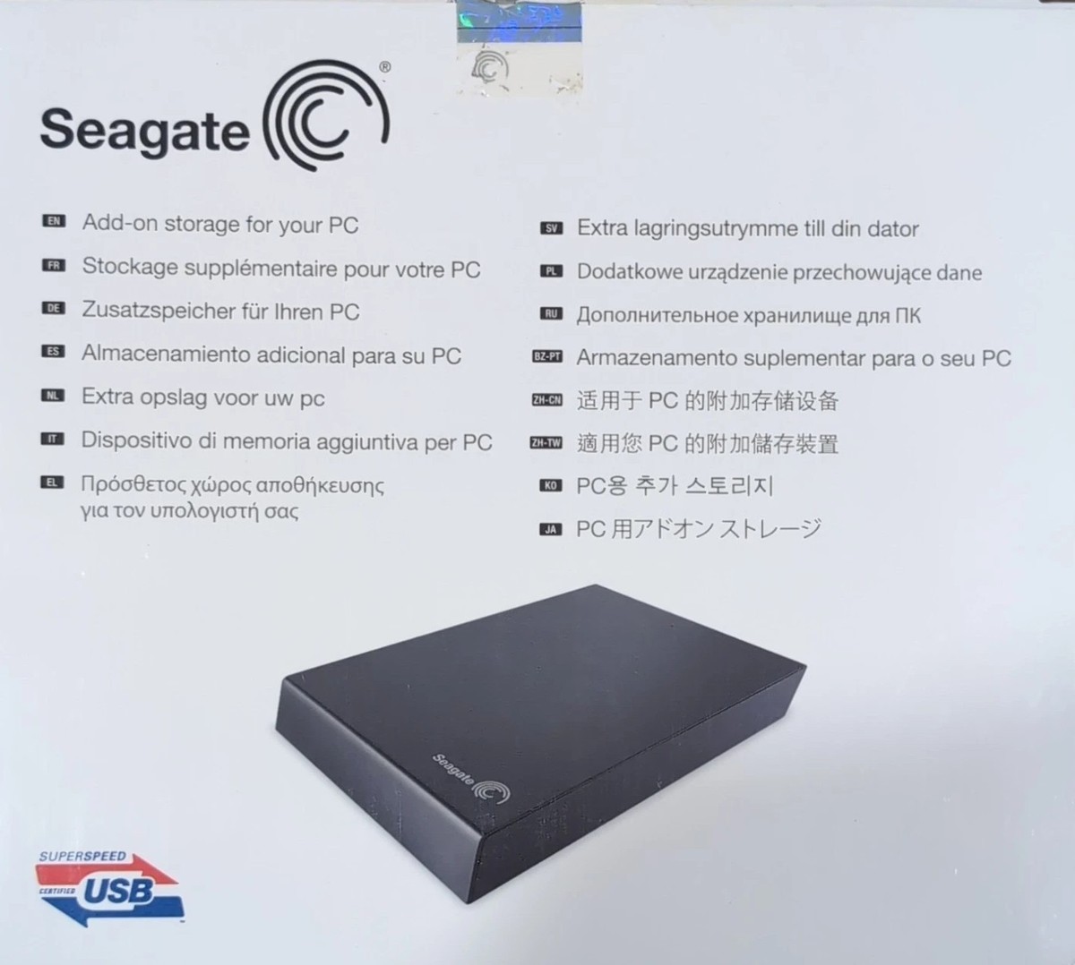Seagate Expansion Desktop External HDD 3TB USB 3.0 STBV3000100