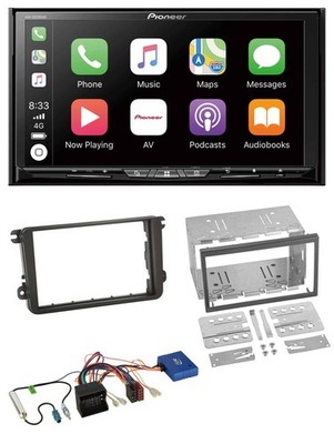 Pioneer 2DIN CAN-Bus USB DAB DVD Bluetooth Autoradio für VW Golf V VI Touran Pas