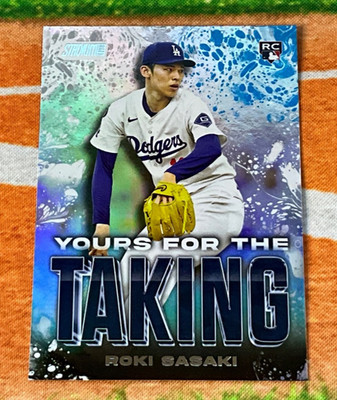 2025 Stadium Club # YK-10 Roki Sasaki Rookie Yours For The Taking
