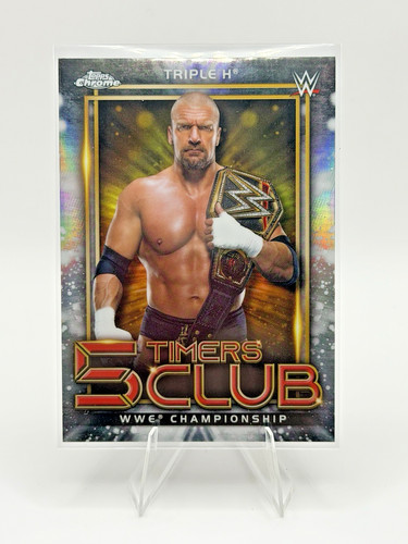 Triple H #5T-18 2021 Topps Chrome WWE 5 Timers Club card