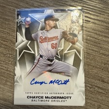 2025 Topps Series 1 - Baseball Stars Autographs Chayce McDermott #BSA-CMC  