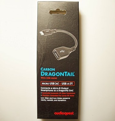 AudioQuest Carbon DragonTail USB-Micro auf USB-A