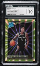 2018 Donruss Rated Rookies Holo Yellow Laser 20/25 Lonnie Walker IV CGC 10 1a07